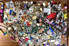 Mixed Lot 4+ Pounds of Misc. Beads Crafting Lot Fun Kids Craft Parts Broken Art