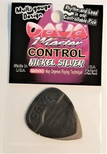 Dava Master Control Guitar Pick - Nickel Silver Tip Plectrum 1 pick