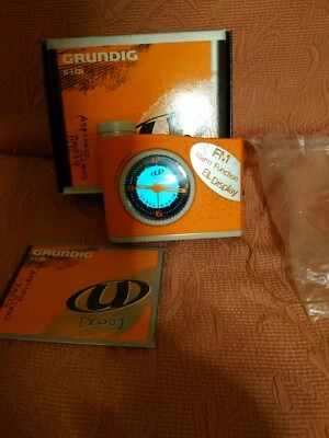 Sveglia Grundig Sc-s230. Radio Sveglia Introvabile Vintage New