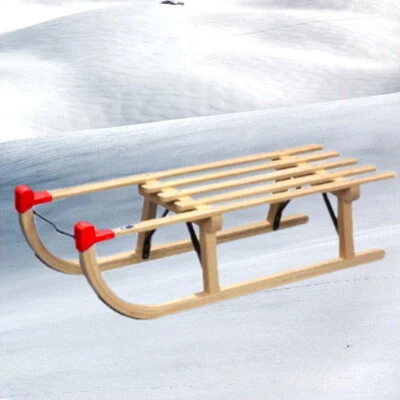 Kinderschlitten Holzschlitten Davos 90cm Rodelschlitten Colint Schlitten GS-TÜV