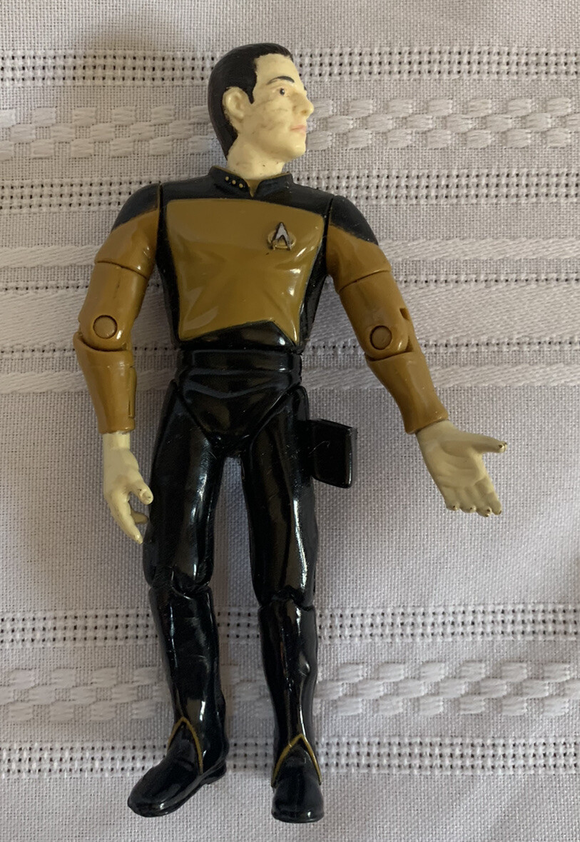 Vintage 1992 Commander Data Action Figure Star Trek Playmates Toys