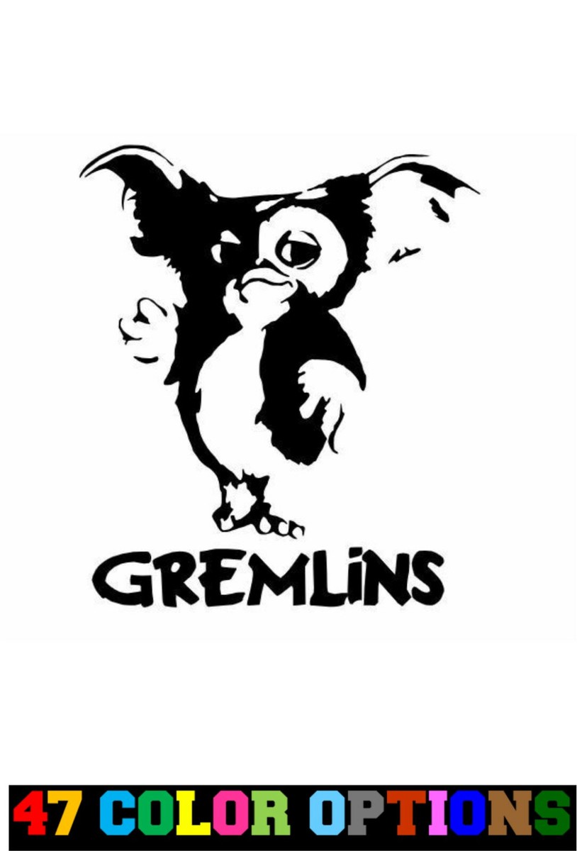 Vinyl Decal Truck Car Sticker Laptop - Movies Horror Gremlins