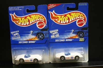 2 NEW HOT WHEELS SECOND WIND 527 WHITE 6 | eBay