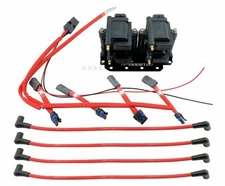 Smart IGNITION Coil Packs + 10mm Wires w/ Harness & Bracket for 2003-11 RX-8 RX8