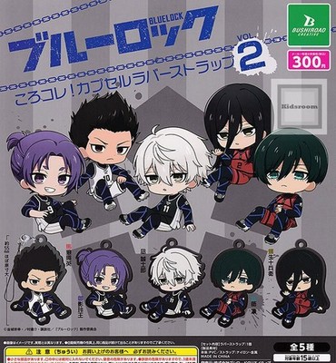 Blue Lock Korokore Capsule Rubber Strap Vol.2 complete set 5 Capsule Toy NEW