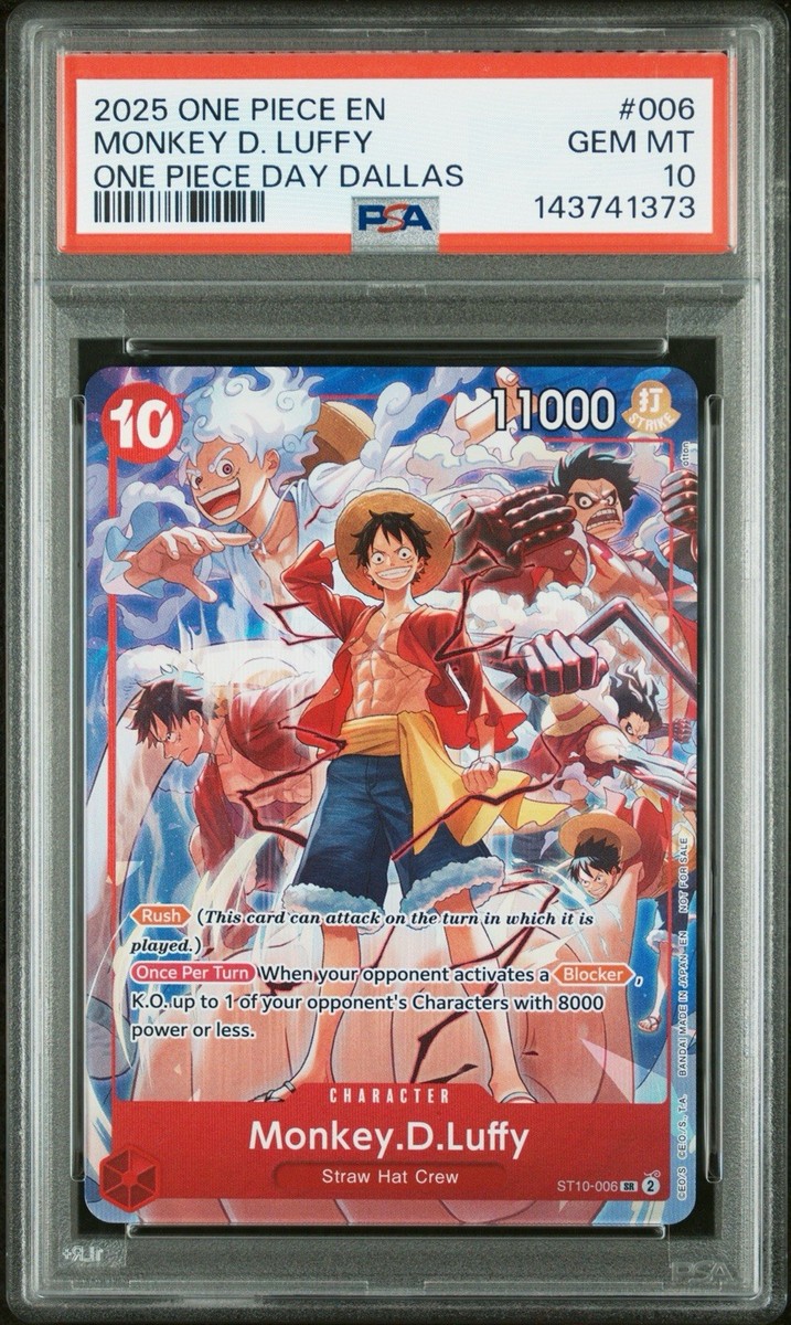 Monkey.D.Luffy (One Piece Day Dallas 2025) ST10-006 One Piece