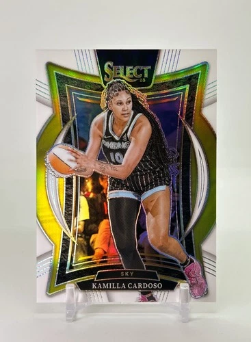 2025 Panini WNBA Select #7 KAMILLA CARDOSO White Prizm /99