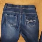 GUESS Girls Skinny Slim Dark Wash Pull-On Jeans 14 Stretch Pockets Rhinestone — photo 4