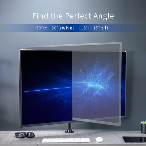 VIVO Ultra Wide Screen TV Desk Mount up to 55" Full Motion Television Stand - Picture 5 of 8