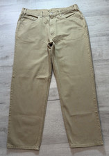 EUC VTG LEVIS 550 RELAXED FIT DENIM JEANS 38 X 30 MADE IN USA KHAKI Y2K SKATER