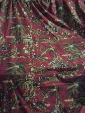 💥 Mantel Pottery Barn Spice Route 70x90 Chinoiserie Rojo Asiático Palmera G