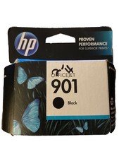 New Genuine HP 901 Black Printer Ink Cartridge, Factory Sealed expired