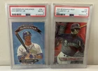 Ken Griffey Jr 2 Card PSA 8 Lot 1993 Diamond Kings & 1994 Bowman’s Best Red 🔥