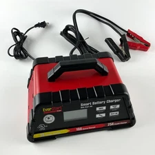 EverStart Plus Smart Battery Charger w/ Quick Start 60108M Jump Trickle Rapid
