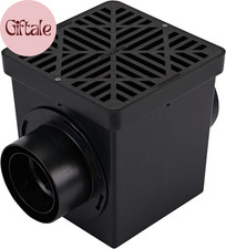 900BKITRTL1PK Square Kit with 2-Opening Catch Basin, 2 Adapters, 1 Outlet Plug,