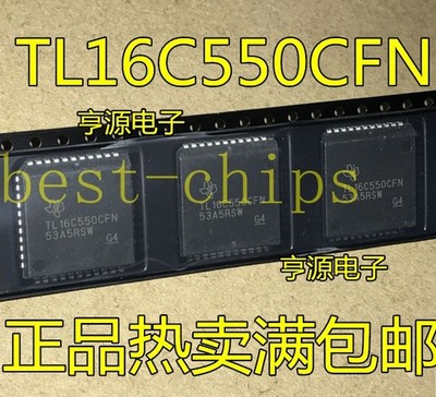 1PCS NEW TEXAS TL16C550CFN 44PIN SINGLE UART W/16-BYTE FIFO & AUTOFLOW *wq