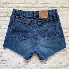 Vintage Levi s Button Fly High waisted Juniors Cut Off Jean Shorts