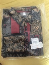 witt Herren Langarm Hemd Patchwork Kragen Kno...
