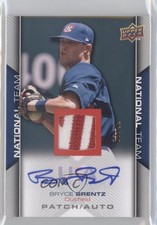 2009 Upper Deck USA Baseball Box Set 63/99 Bryce Brentz #USA-65 Patch Auto 0a7