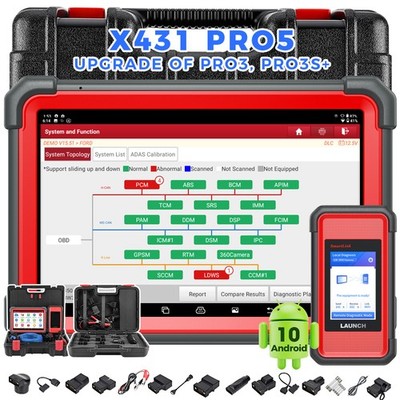 LAUNCH X431 PRO 5 KFZ OBD2 Diagnosegerät Scanner J2534 ECU Programmier Codierung