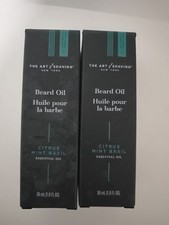 2 Pack-The Art Of Shaving- Huile Pour La Barbe- Citrus Mint Basil 1.0 fl oz.