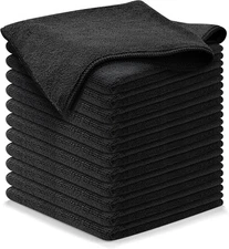 USANOOKS Microfiber Cleaning Cloth - 12Pcs 12.5x12.5 inch High Performance - 120