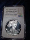 2015-W American Silver Eagle 1 oz PF69 Ultra Cameo NGC Brown Label
