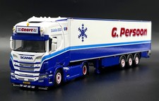 Scania R highline CR20H 4x2 reefer trailer G. Persoon WSI truck models 1:50