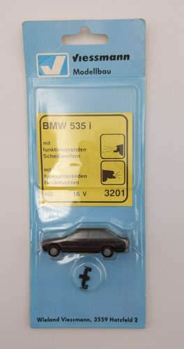 BMW 535 Viessmann 3201 1:87 con luces delanteras/traseras de trabajo | Zustand: New