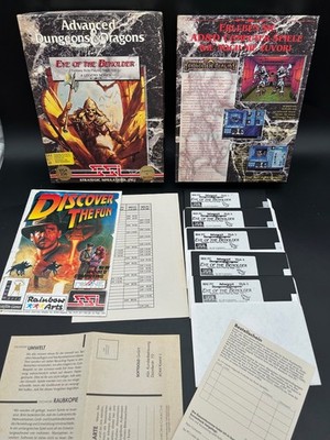 AD&D Eye Of The Beholder I - German - PC 5,25''  IBM - OVP/BOXED/CIB - BIG BOX