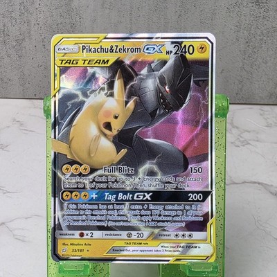 Pikachu & Zekrom GX 33/181 SM - Team Up Ultra Rare Pokemon Card NM