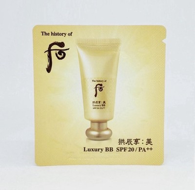 The history of Whoo Luxury BB 1ml x 40pcs (40ml) SPF 20/PA++ New version