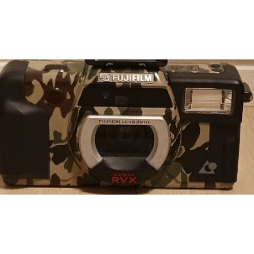 希少迷彩柄 FUJIFILM EPION RVX APSフィルムカメラ Fujifilm Epion RVX APS Film Camera Camouflage Pattern Rare Retro