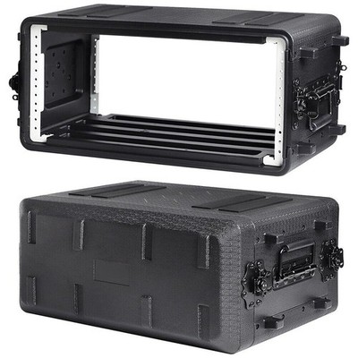 4U Rack Case Shallow 10.2'' Depth 19'' Rackmount Flight Case ATA Road Case