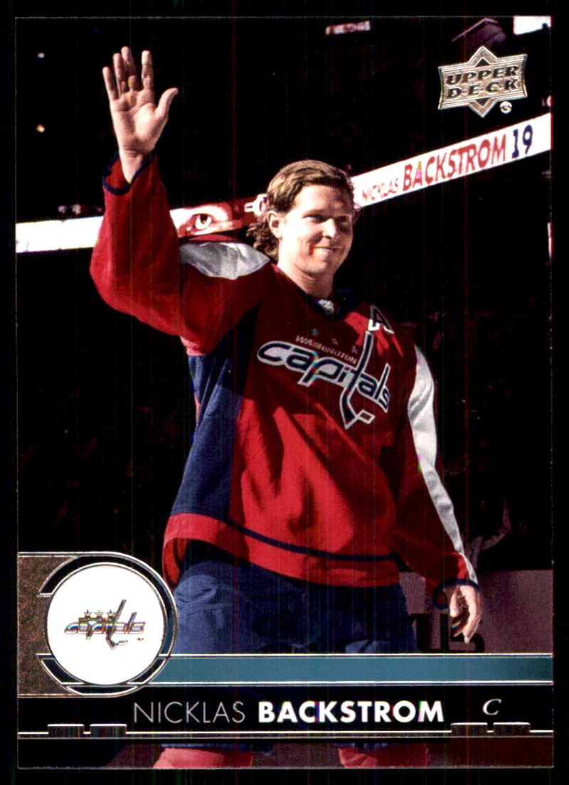 Nicklas Backstrom 2017-18 Upper Deck #192 Commanders NHL READ FREE SHIPPING