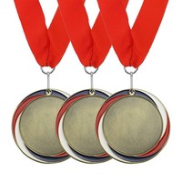 "3 StüCk Auszeichnungsmedaillen, 1. Platz Medaillen Gewinnermedaillen, 3\", Gold"