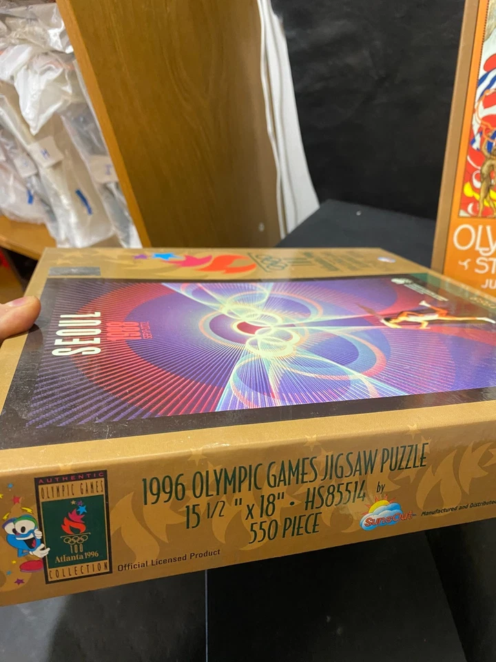 Lote 4 rompecabezas olímpicos Seúl 1988 Atenas 1896 Berlín 1936 Estocolmo 1912 Foto 3 de 4