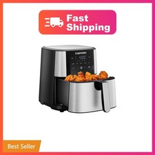 Chefman Air Fryer 6 Quarts Stainless Steel