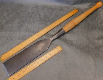 L. & I. J. White 3'' Slick / Chisel  Timber Framing, Barn Building Carpenter Tool