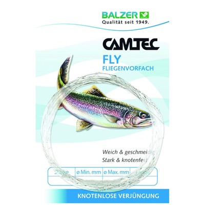 Balzer Colonel Fliegenvorfach - 2,75m Vorfach zum Fliegenfischen, Angelvorfach 
