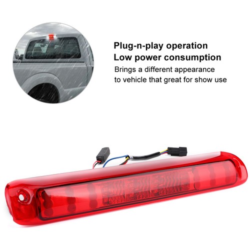 *´ Red LED High Mount Third Brake Light Rear Lamp For Silverado - Picture 9 of 13