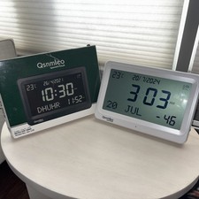 Azan Clock for Usa-Automatic Worldwide Digital 8 Azan Prayer Sounds Islamic Wall
