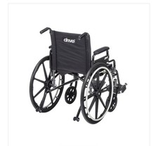 Drive Eagle Series wheelchair 18" detachable desk arms swing away footrests. New