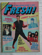 Vintage Magazine Fresh! 1990 Bobby Brown Janet Jackson Malcom Jamal Warner   140
