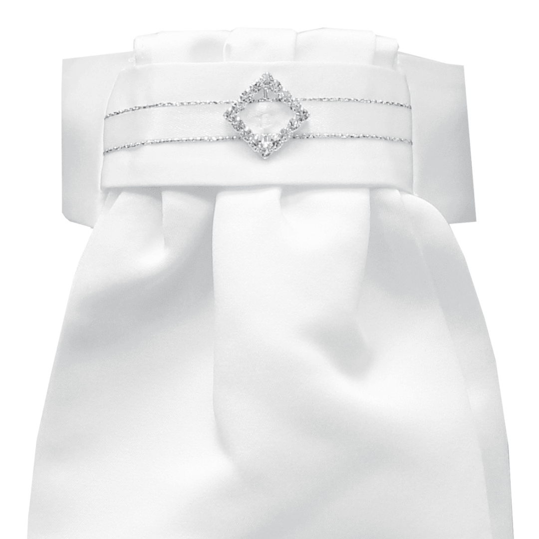 Equetech Deluxe Ready Tied Riding Stock - Diamond - Dressage