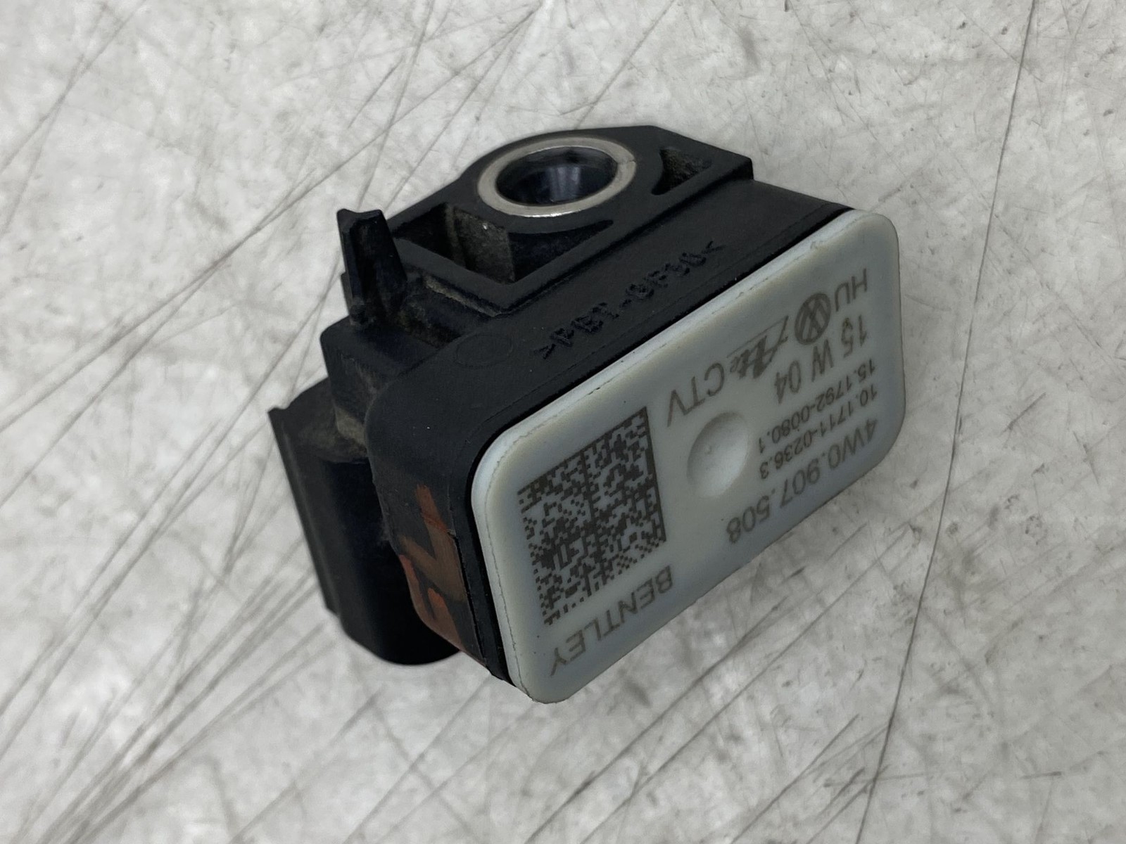 2013-2018 BENTLEY FLYING SPUR CRASH IMPACT AIR SRS BAG SENSOR SET X3 4W0907508