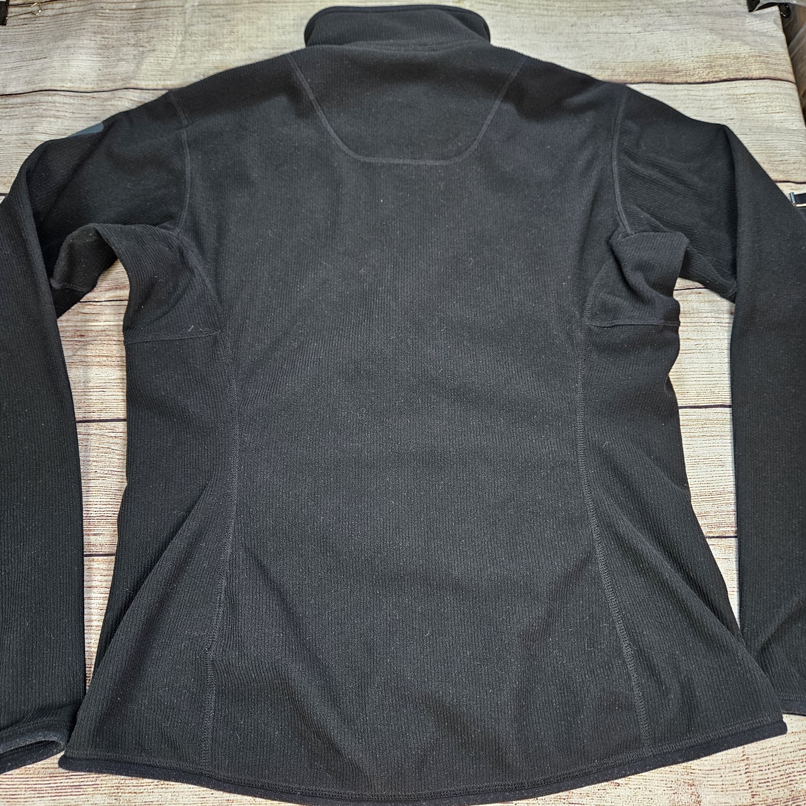 ARC'TERYX Arcteryx Arc’teryx maglione donna pile zip intera Polartec nero taglia large