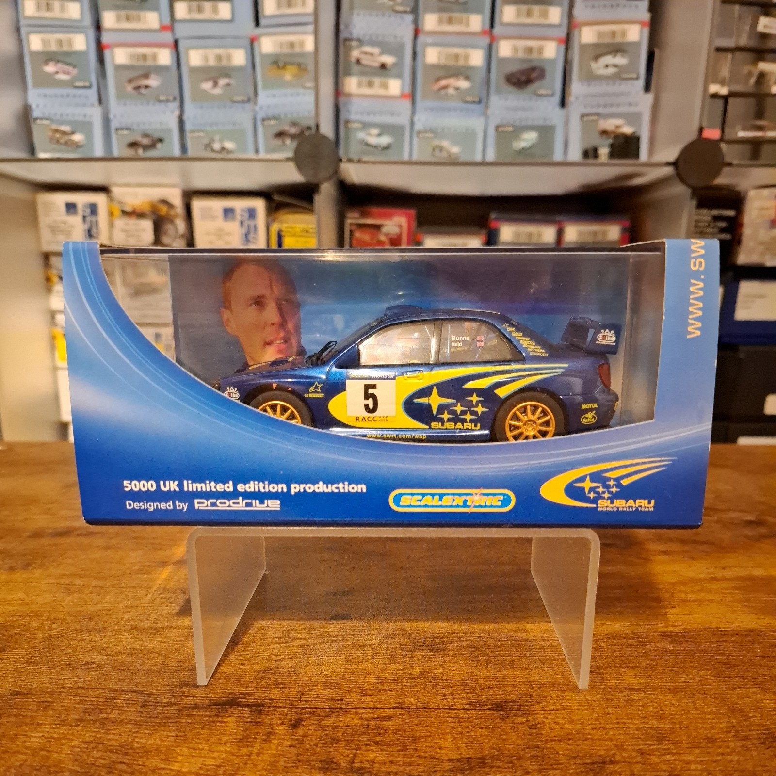 Scalextric Subaru Impreza WRC Works 2001 #5  1:32 C2341A