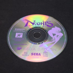 Nights Into Dreams Sega Saturn Not For Resale Version With Manual Untested
