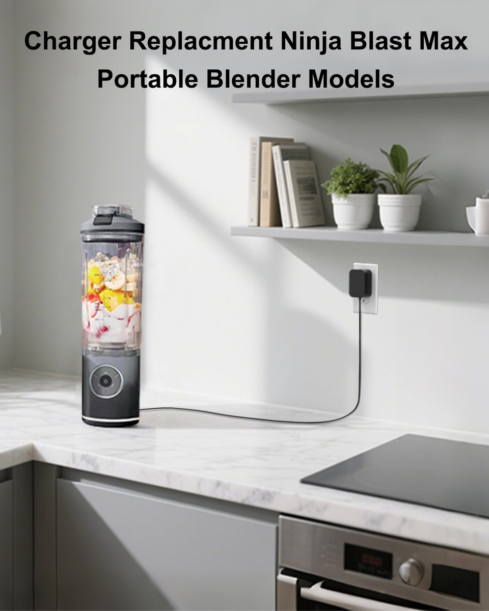Charger for Ninja Blast Max Blender - Compatible Charging Cord for